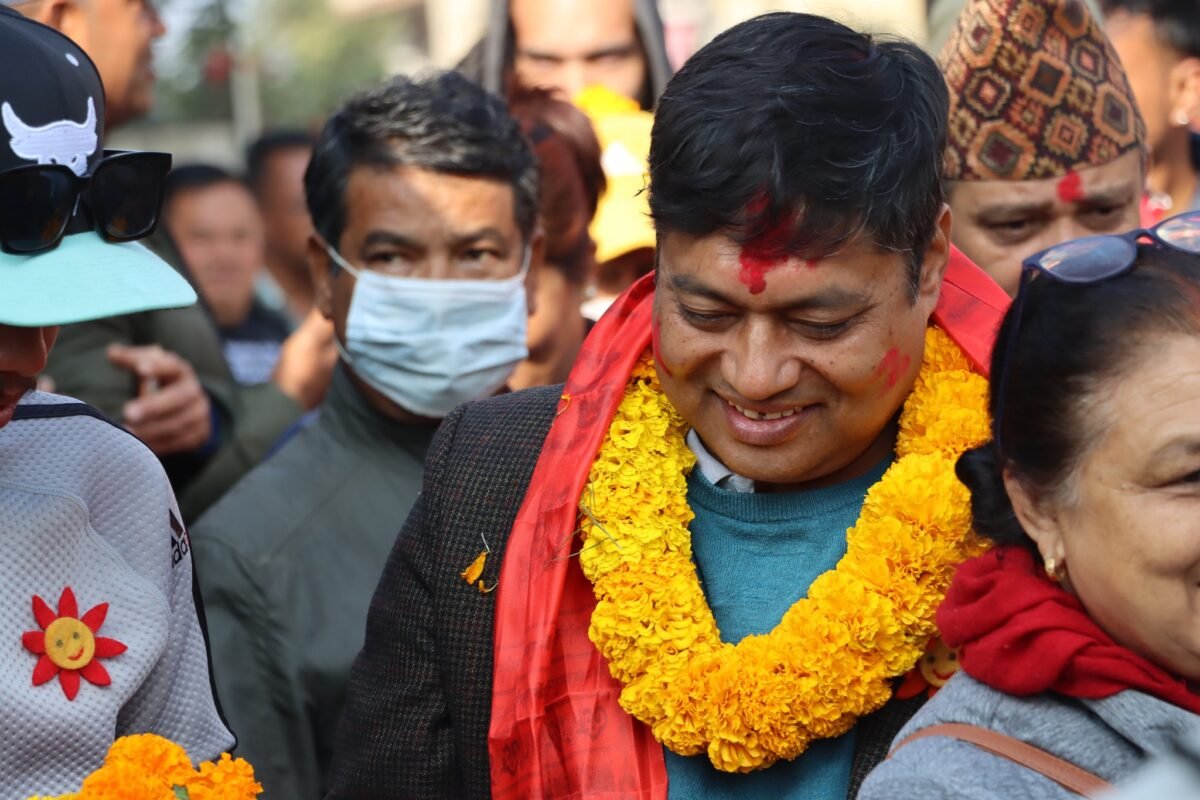 ललितपुर क्षेत्र नं ३ एमालेका उम्मेदवार धापाखेल र नागदह क्षेत्रमा